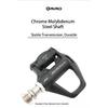 RIRO automatic road bike pedals Self-Locking nylon pedals with Cleat For Shimano SPD System black ultralight road bike pedals