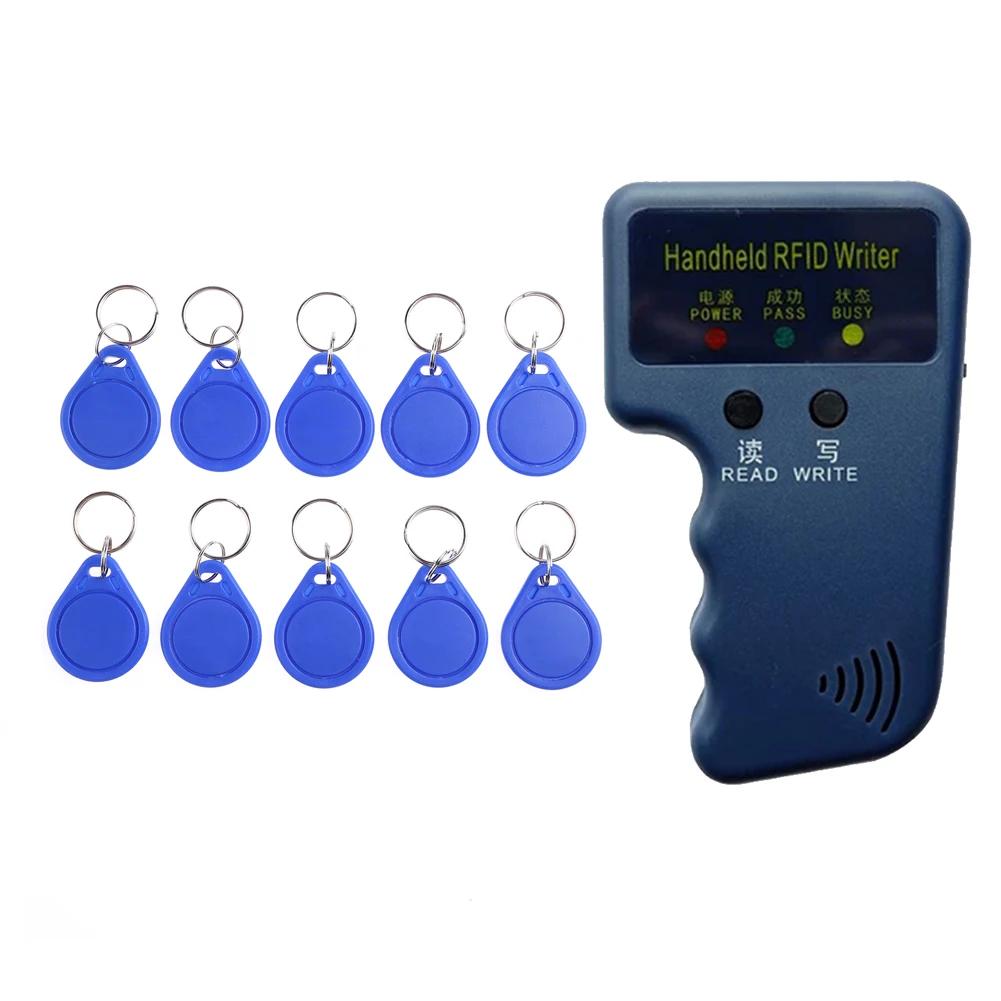 Профессиональный 125 кГц RFID копировальный аппарат, портативный считыватель и запись ID-карт, дубликатор карт контроля доступа, клонирующее устройство шифрования
