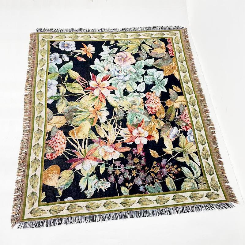 Кемпинговое одеяло, влагостойкий походный коврик, жаккардовый гобелен, нитяное одеяло, всесезонное универсальное одеяло для дивана