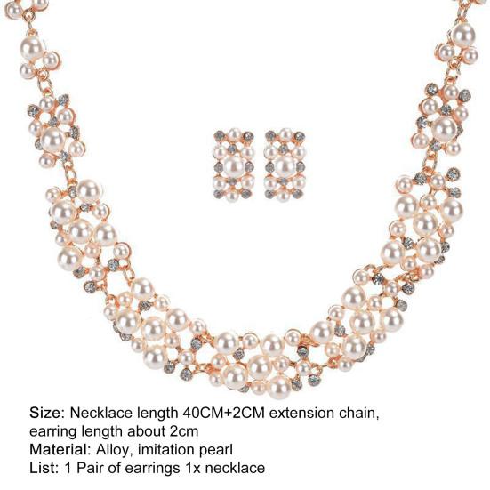 Сказочный комплект ожерелья и серег, милая цепочка на шею, высококачественный комплект