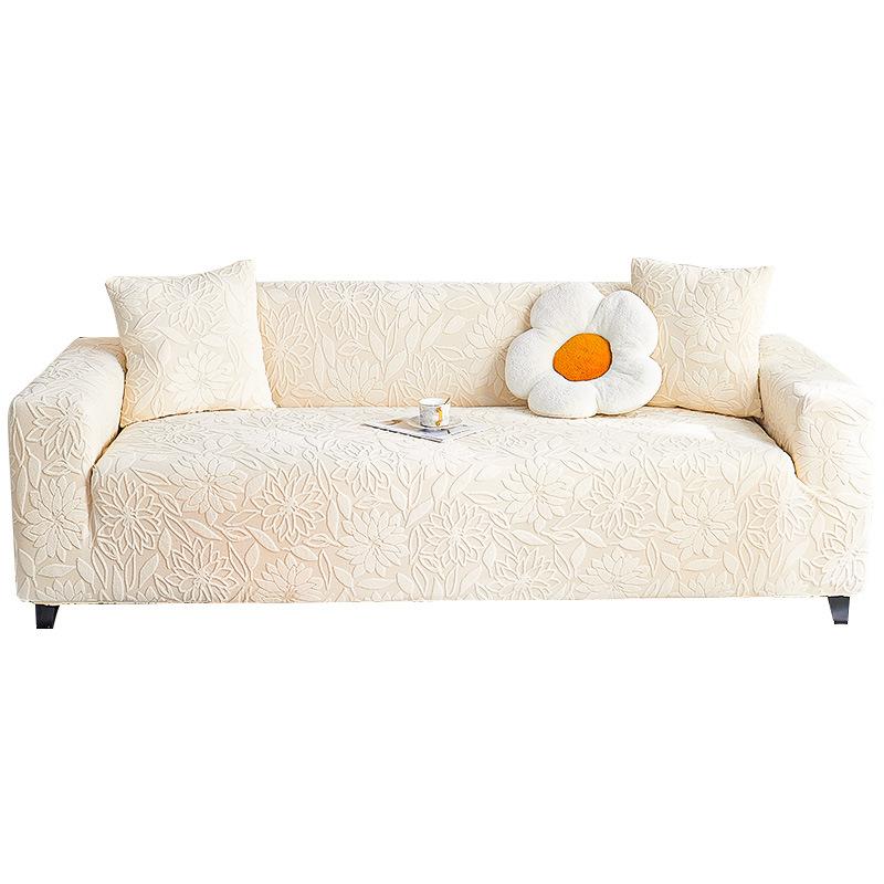 New Jacquard Velvet Elastic Sofa Cover All-season Universal Cat Scratch and Dust-proof Sofa Cover