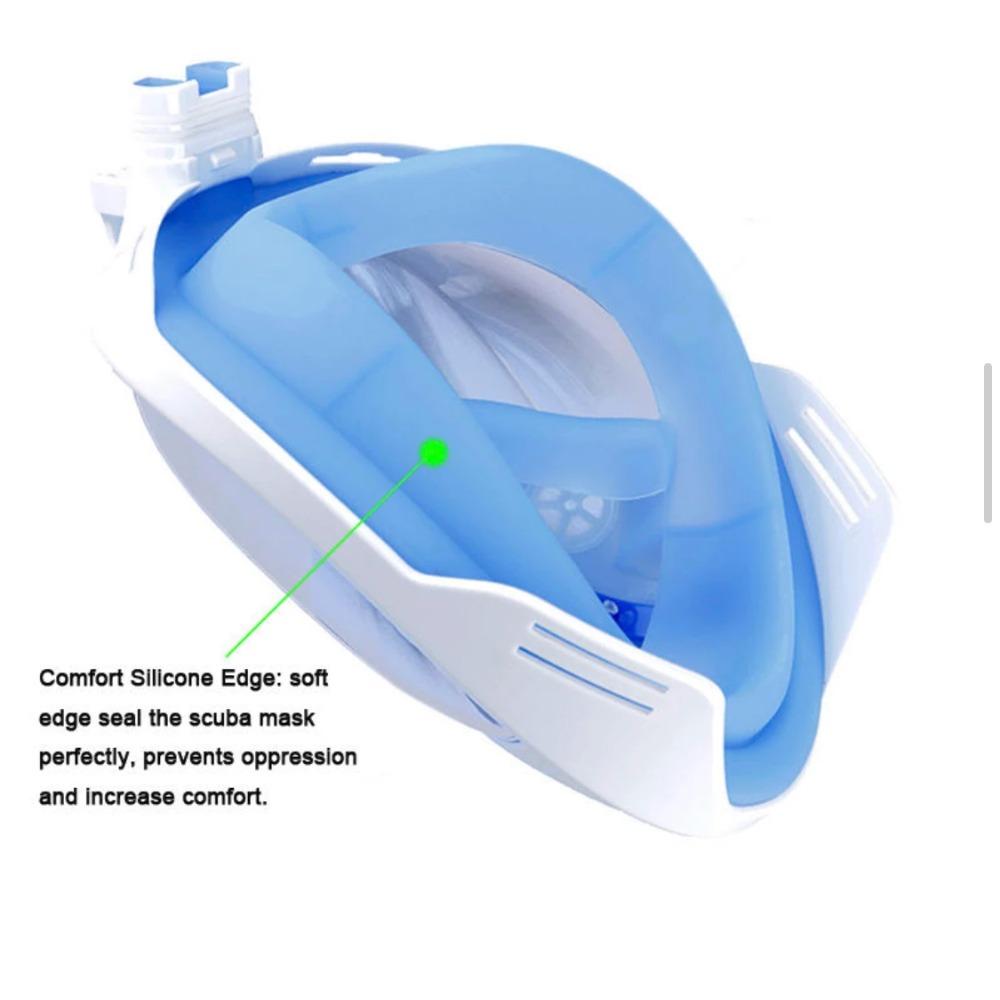НОВАЯ УФ-маска для дайвинга с защитой от запотевания, полнолицевая, с покрытием, подводные очки, широкое подводное плавание, подводная охота, подводное снаряжение для дайвинга