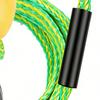 17FT Heavy Duty Boat Tow Rope with 2 Hooks, Floating Ski Harness for Wakeboarding Tubing, Water Sports Towing Line