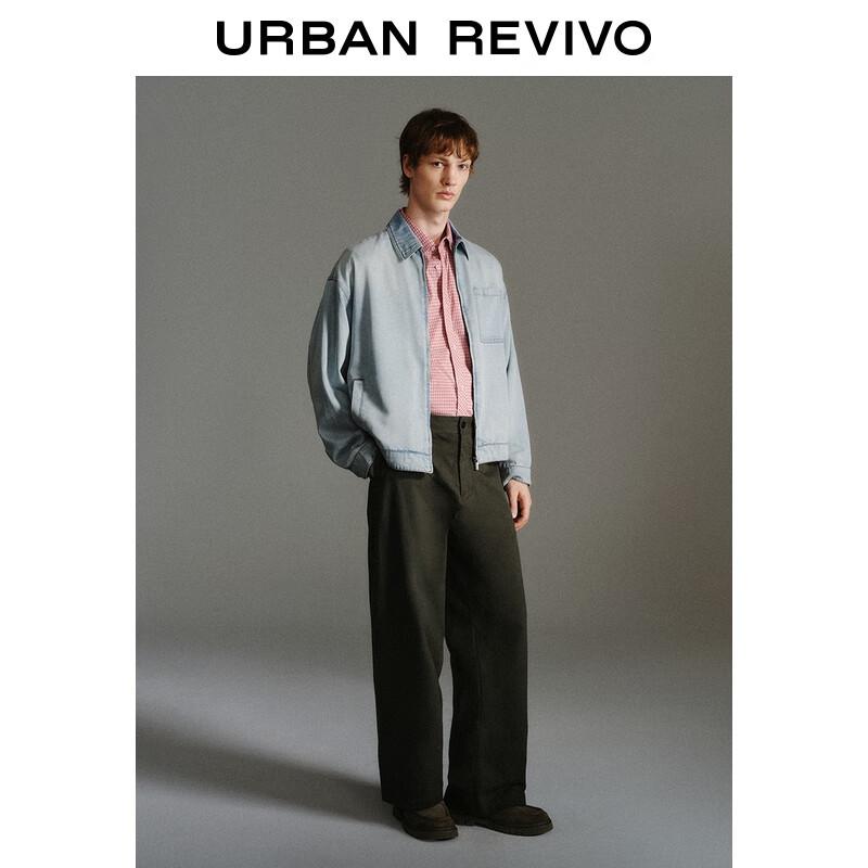 Мужские ретро повседневные брюки с изогнутыми штанинами UR