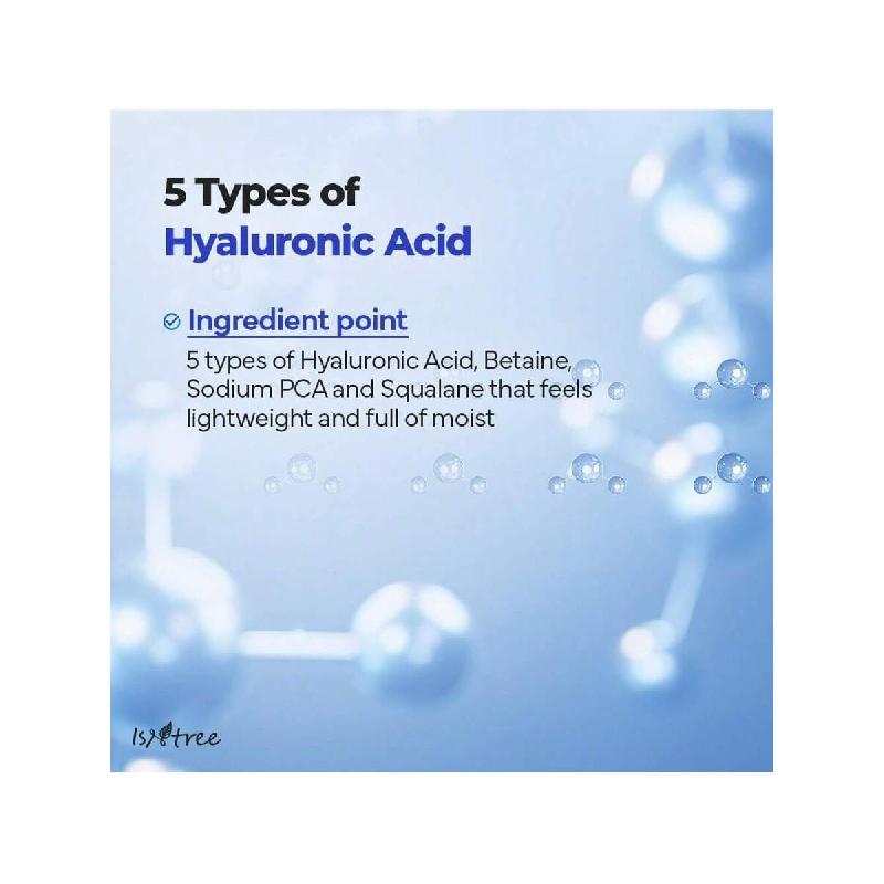 Isntree Hyaluronic Acid Aqua Gel Cream 100мл | Корейский уход за кожей | Легкий увлажняющий гель | Быстро впитывающийся увлажняющий крем