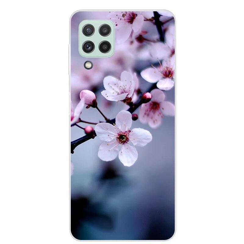 Чехол для Samsung Galaxy M22 M32 4G, задняя крышка для телефона Samsung M22, мягкий чехол для Samsung M32 4G M 22 32, черный чехол из ТПУ 6,4 дюйма