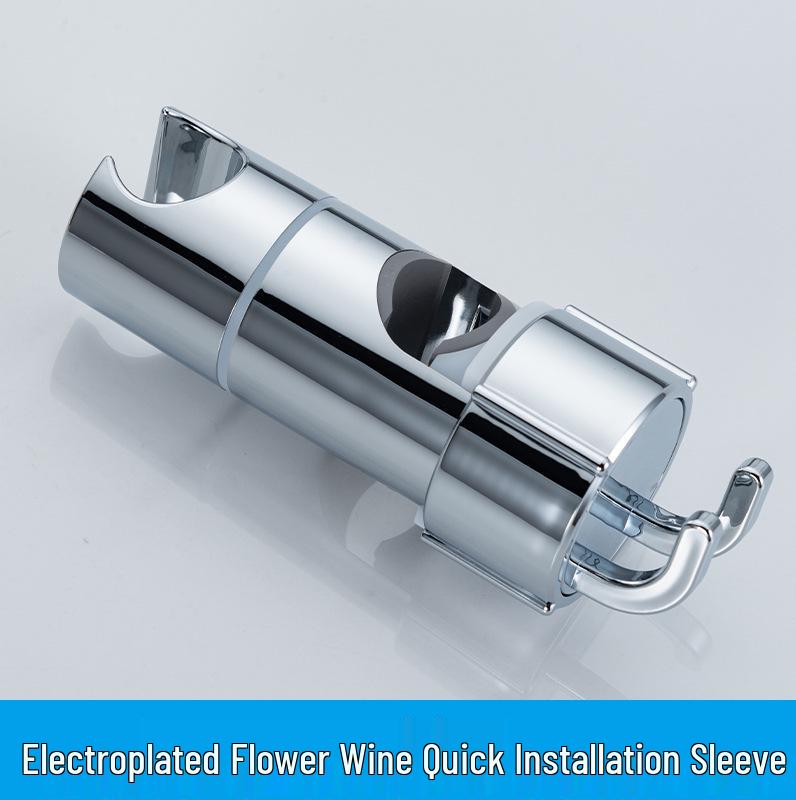 Регулируемый ручной держатель для душа: Без сверления, Универсальная посадка