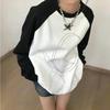 VAYLA Y2k Aesthetic Long Sleeve T-shirt Women Star Print Loose Graphic TShirt Fairy Grunge Vintage Tee Shirts Femme Emo Tops