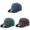 Letter Logo Baseball Hat Cotton Windproof Adjustable Cap For Everyday Outdoor Wear