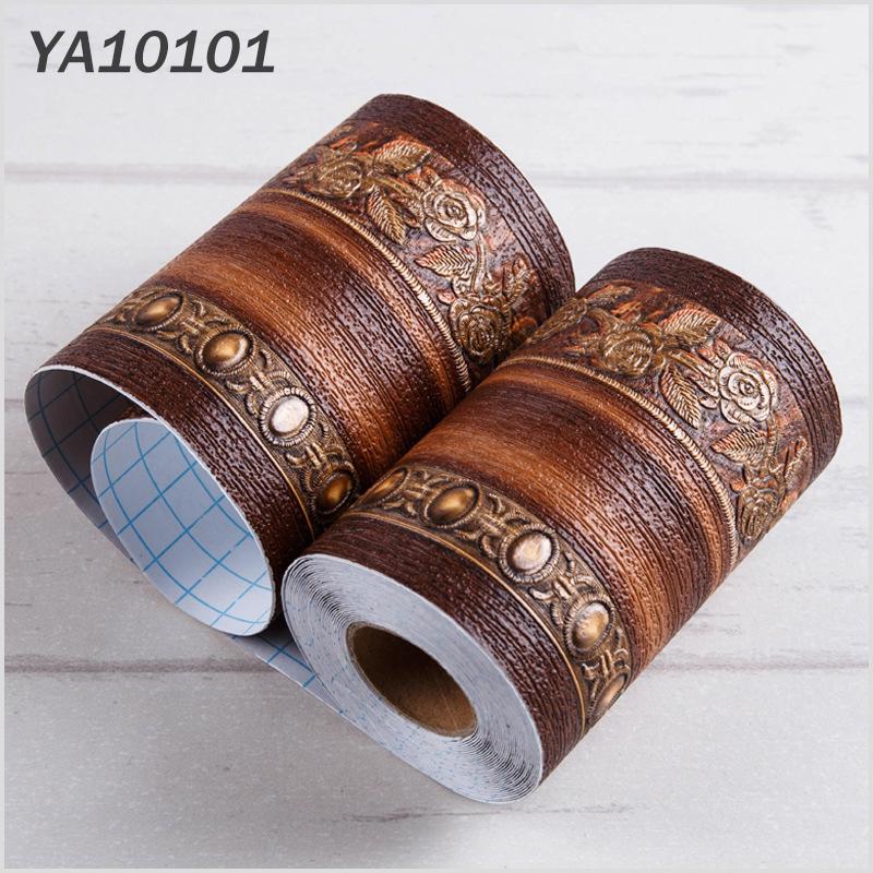 5 метров ПВХ самоклеящийся бордюр узор наклейка настенный плинтус талия декор водонепроницаемый кухня ванная плитка настенные наклейки