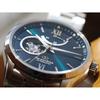 Orient Мужские автоматические часы, полускелетон, темно-зеленые Orient Star RE-AT0002E00B [параллельный импорт]