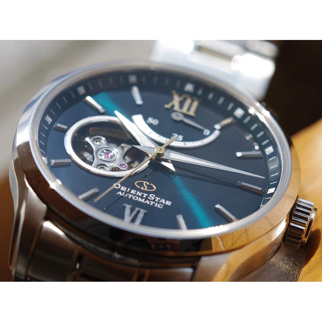 Orient Мужские автоматические часы, полускелетон, темно-зеленые Orient Star RE-AT0002E00B [параллельный импорт]