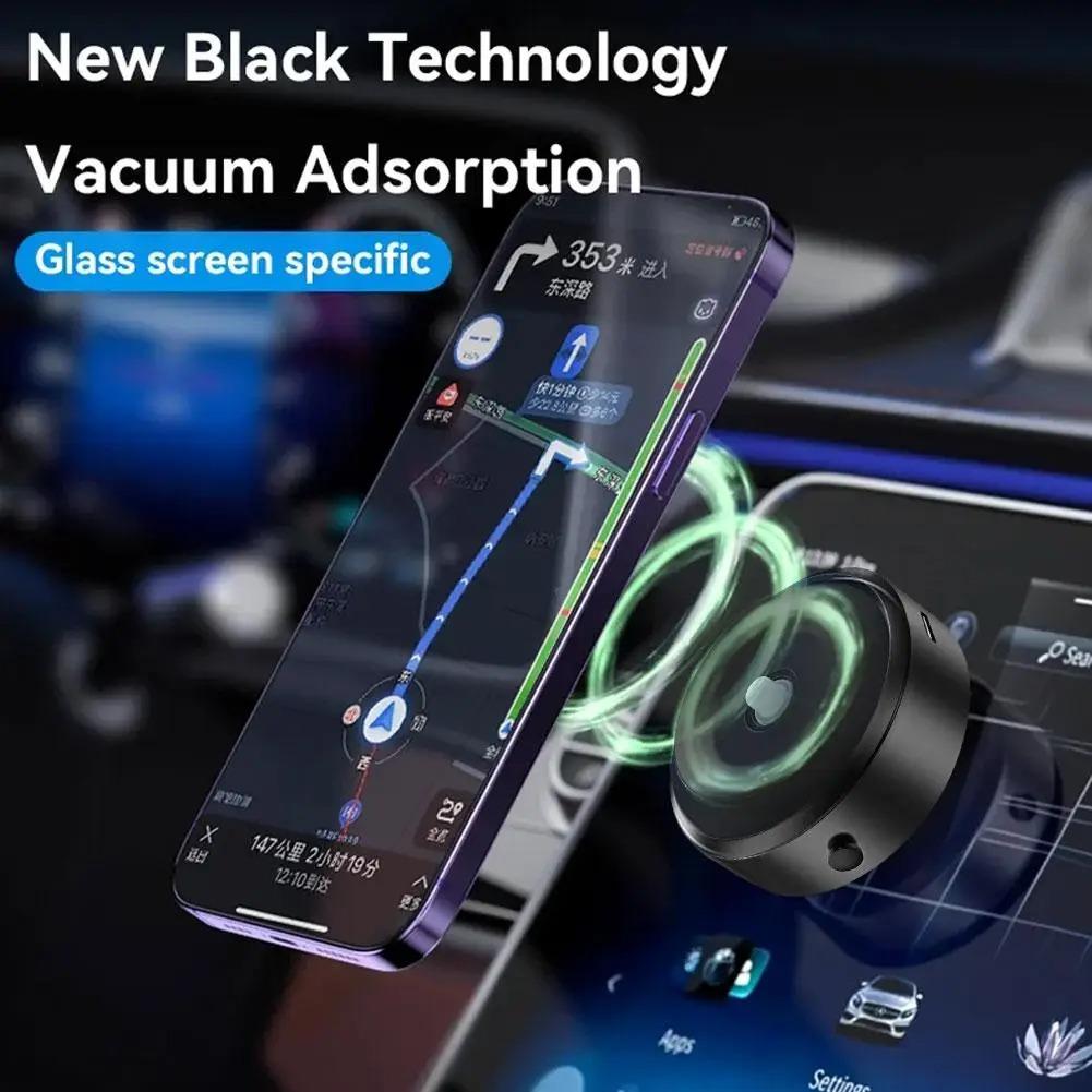 Car Phone Holder Magnetic Technology Universal Adsorption Bracket Vacuum Adsorption Mount for Smartphones