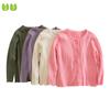 High Quality Girl's Cardigan Sweater Children's Solid Color Knitwear Baby Clothes