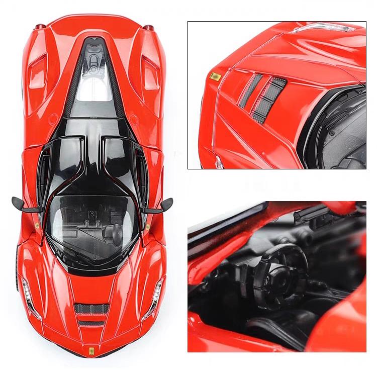 Ferrari LaFerrari Laboratory Supercar Simulation Diecast & Toy Vehicles Sounds & Light Pull Back Car 1:32 модели из сплава в подарок на день рождения