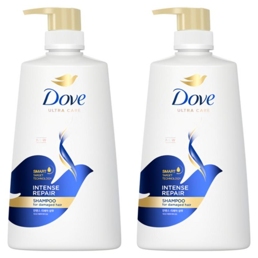 [Dove] Шампунь / Кондиционер для интенсивного восстановления 680 мл, Корейский уход за волосами