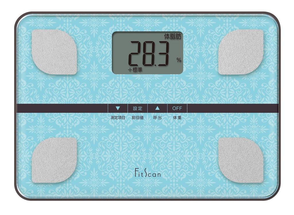 Tanita Weight Scale Body Composition Monitor Blue BL Fit Scan Powers On Just by Riding FS-103