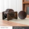 Heat Resistant Cup Pad Black Sandalwood Tea Tray High-End Cup Mat  Tea Table
