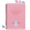 Sanrio 3-section Index Notes, My Melody, 5 Pieces
