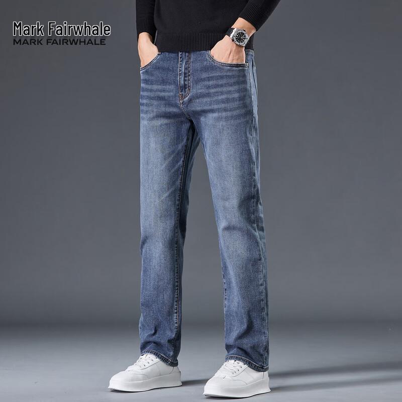 Мужские винтажные джинсы прямого кроя Mark Fairwhale в стиле business casual