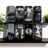 Крутой чехол для телефона с кошкой для Samsung Galaxy A73,A72,A71,A70,A53,A52,A51, Мягкий силиконовый черный чехол