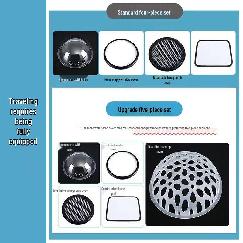 Прозрачный рюкзак для кошек и собак - Большая сумка для выгула питомцев