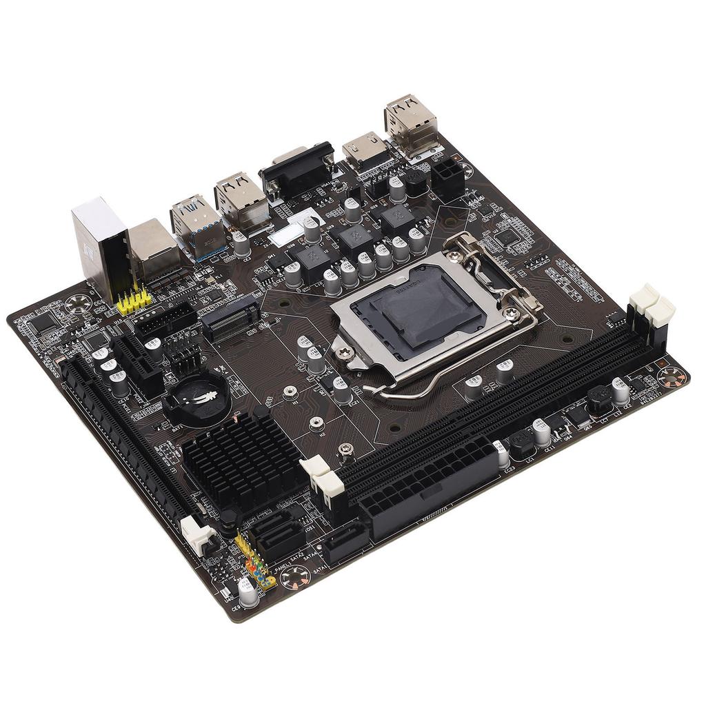 Материнская плата DDR3 Поддержка процессоров I3 I5 I7 1155 контактов 2 DDR3 1000M Сетевой интерфейс Стабильное питание Игровая материнская плата