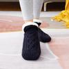 Grid Winter Floor Socks Silica Gel Sleeping Socks Cute Thicken Velvet Socks  Women