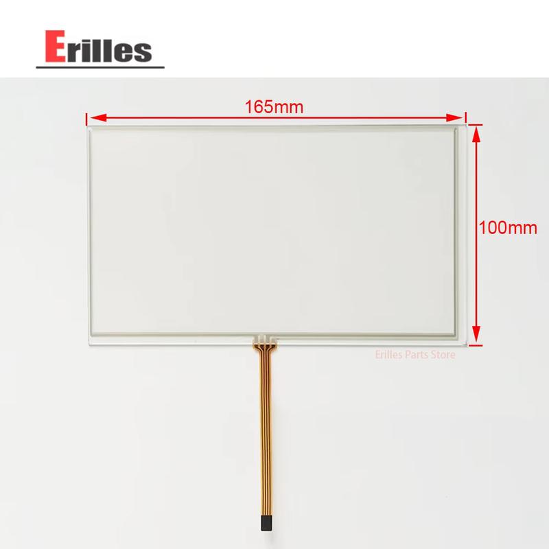 A+ 7inch 4pin 165*100 165mm*100mm Touch screen Panel Digitizer Screen have back glue For Car Radio Player 7010B 7018B 7018V