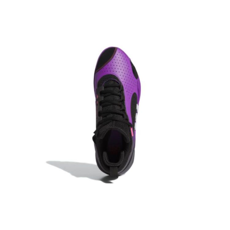 adidas ДОН. Выпуск №5 Фиолетовый Цветок Кроссовки Унисекс Облачно-Белый Ядро-Черный IE8324
