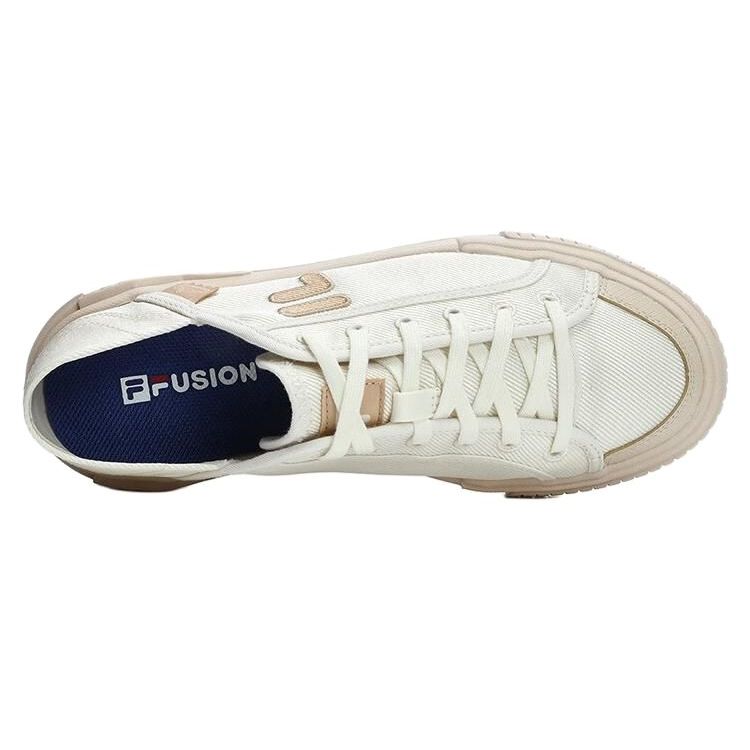 Fila Fusion Кеды Wallride DX Минималистичные Повседневные Прочные Легкие Низкие Холщовые Женские кроссовки Белые T12W322101FGT
