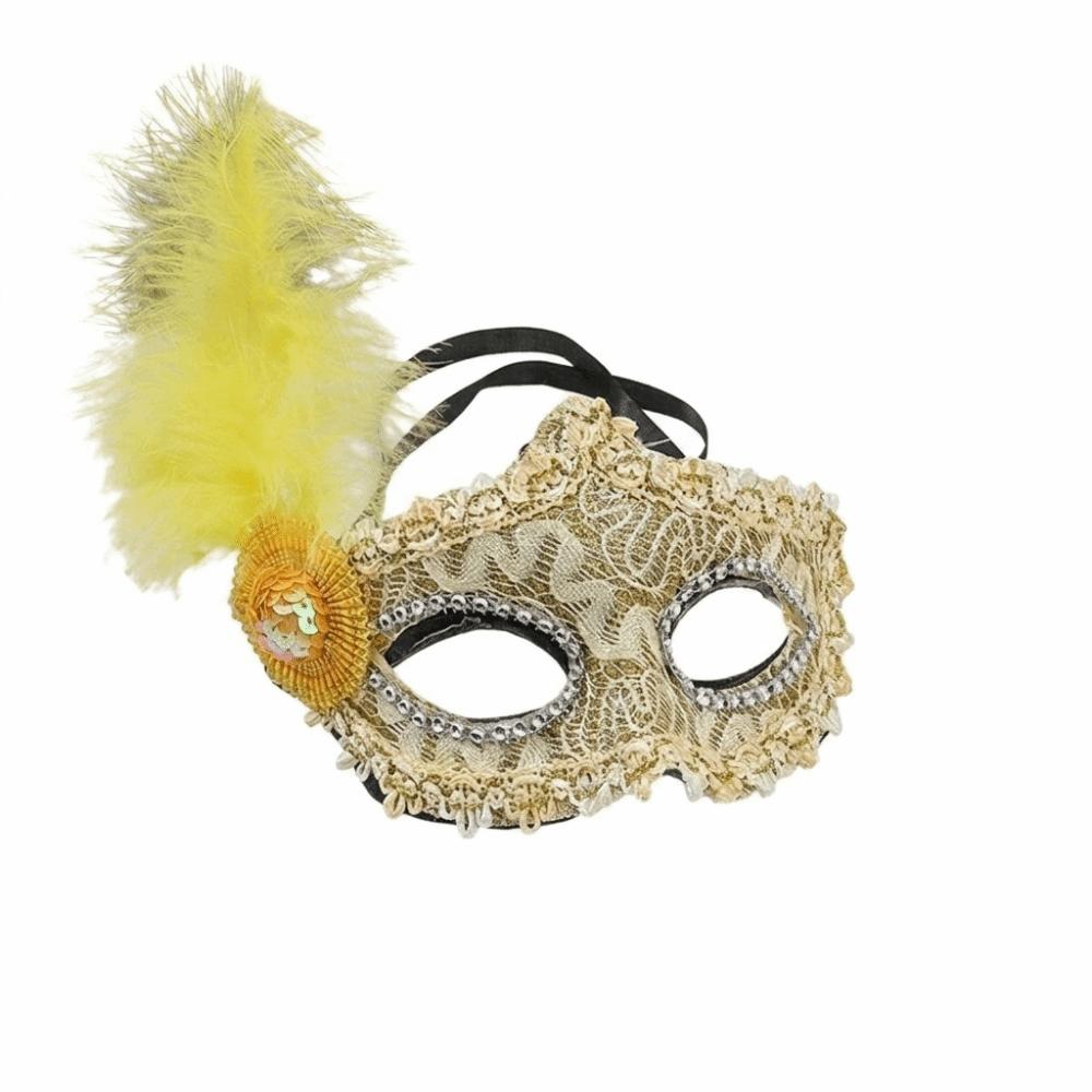 Seductive Style Feather Mask Lace Masquerade Ball Mask Funny Half-Face Mask Girl