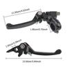 Handlebar Drum Lever Fit Aluminum Alloy Snap Back Type Leve Left/Right Set For KLX CRF XR50-250 Motorcycle Clutch Brake Lever Foldable