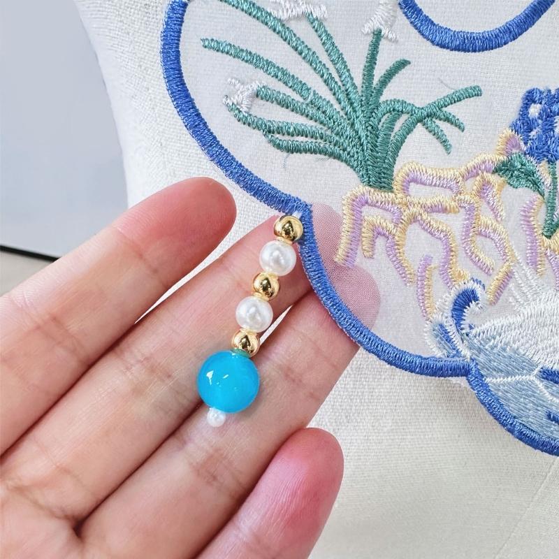 Вышитый цветочный ложный воротник для женщин Элегантный съемный воротник Юбка HorseFace Искусственный воротник Аксессуары для девочек