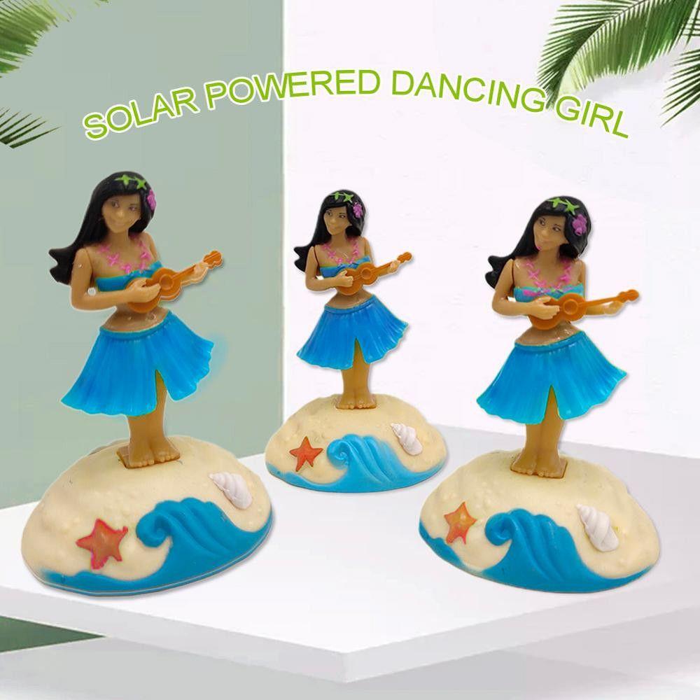 Hula Girl Solar Dancing Girl Solar Powered Hula Girl Solar Swinging Doll Swinging Hawaiian Girl