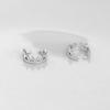 Banyan Tree S925 Silver Crown Ear Clip - No Piercing, Trendy Cold French Style for Women