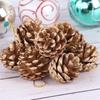 Natural DIY Materials New Year Gifts Christmas Ornaments Hanging Pendant Xmas Tree Decor Pine Cone