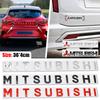 3D ABS Наклейка-значок на капот автомобиля для ASX Lancer 10 9 Outlander Pajero Sport L200 Space Star Xpander Водонепроницаемая