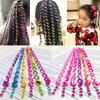 6Pcs Children's Braid Hair Accessories Spiral Braiding Ring Girls Curly Hair Tools Twist Braid Girl Hair Accessories