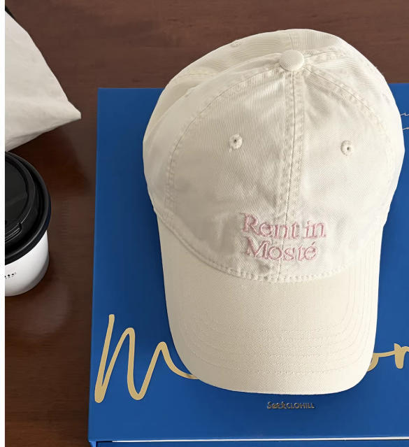 Korean Spring And Summer Thin Retro Washed Soft Top Baseball Cap Rent In Most Embroidered Sunshade Cap