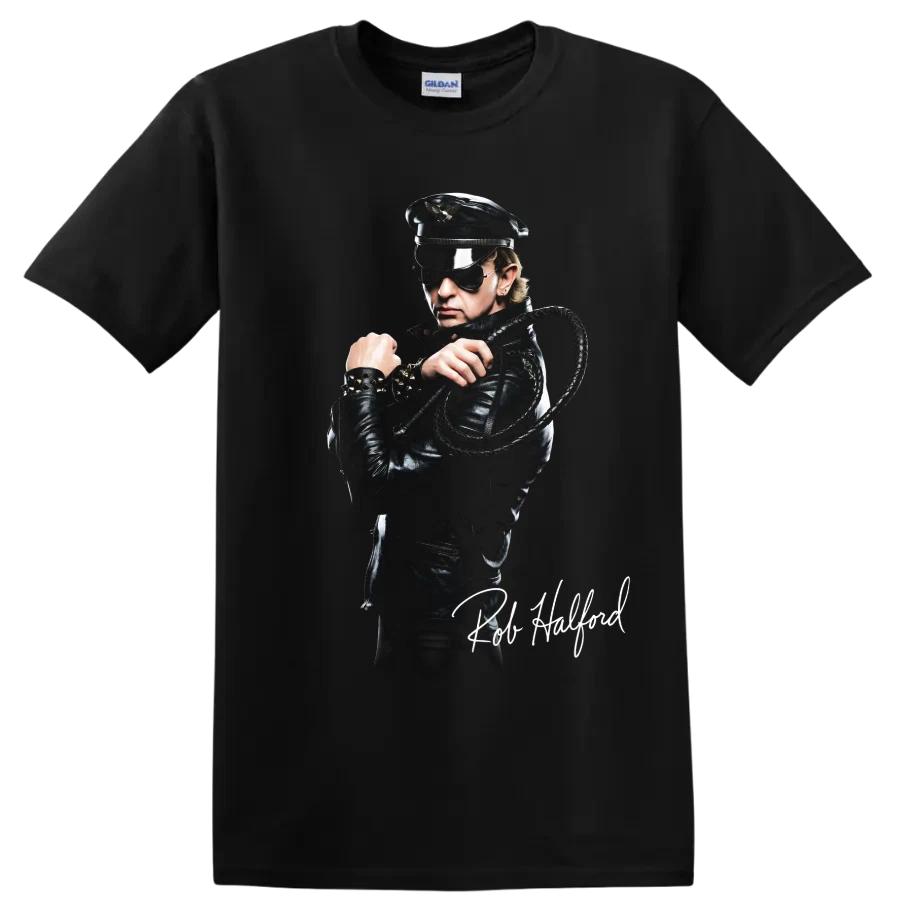 Футболка Rob Halford Metal God Поза Хэви-метал Солнцезащитные очки Кожаная футболка