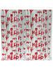 Halloween horror rain silk curtain 1 * 2m blood handprint HELP tassel door curtain party decoration background wall