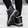35-45 Зимние высокие хлопковые ботинки для пожилых людей Водонепроницаемые и теплые кожаные туфли для родителей Кроссовки для походов Кроссовки для походов