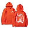 Рок-группа Korn Толстовка с рисунком унисекс Крупногабаритная уличная одежда Мужские винтажные толстовки унисекс флисовая хлопковая толстовка Фирменная одежда унисекс