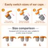 1 Set Anti-Noise Sleep Noise Reduction Earplug Ear Protection Silicone Ear Plug  Pool Accessories