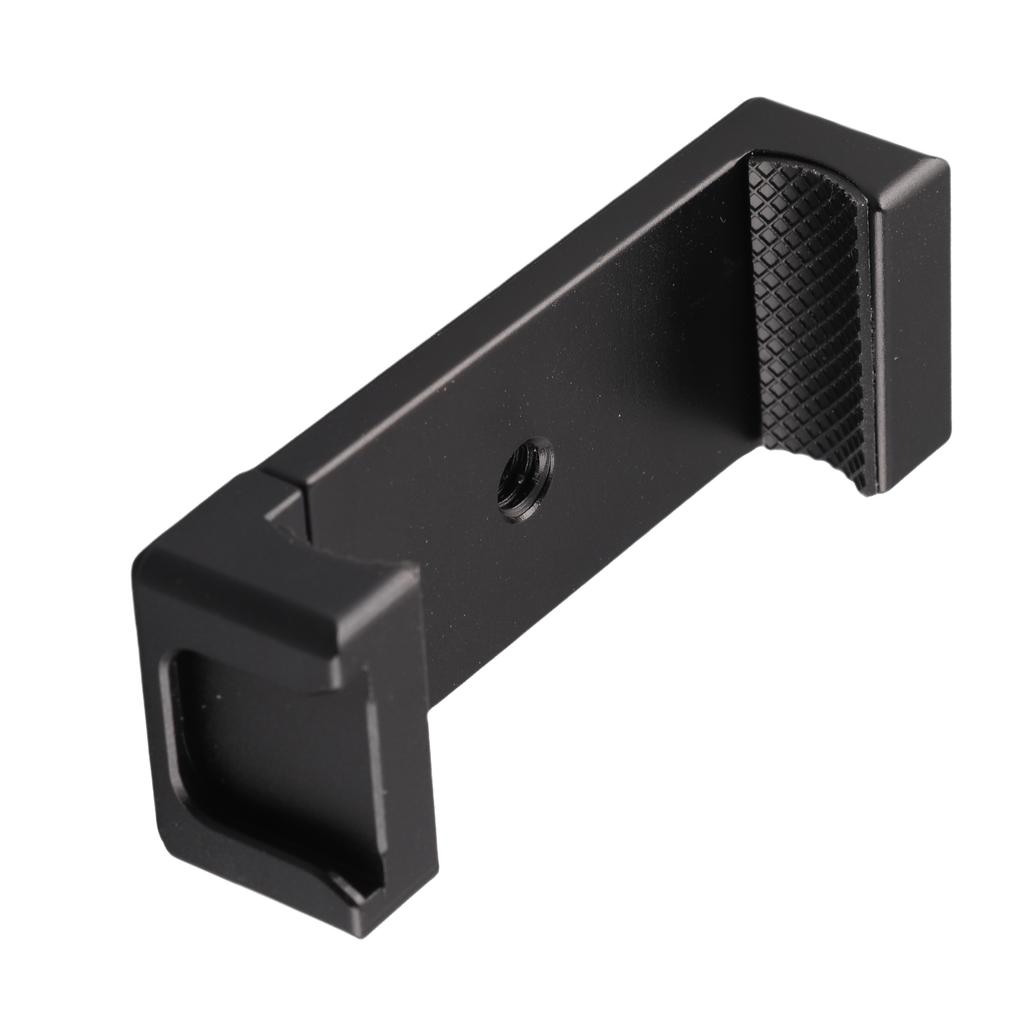 Universal All‑Metal Mobile Phone Clamp with 1 4 in Screw Holes Tripod Mount Adapter Adjustable Width