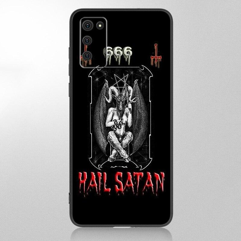 Пентаграмма 666 демонический сатанинский чехол для Samsung Galaxy A12 A02S A22 A32 A52 A72 A71 A51 A41 A31 A21 A11 A50 A70 A10S A20S чехол