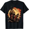 Unisex T-shirt Japanese Art Ninja Ukiyo-e Anime Style Samurai Kai Ken T-Shirt