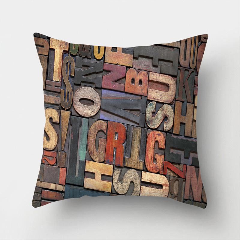 Чехол на подушку с рисунком из дерева и камня, домашний диван, украшение для автомобиля, поясная подушка, наволочка