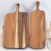 Japanese-style Serving Plate Long-handle Cheese Board Household Solid Wood Cutting Board  Pizza